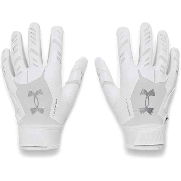 【新品】 アメフト Under Armour F8 グローブ　WHI/SIL　S Amazon.com: Under Armour Boys' Pee Wee F8 Football Gloves, Black
